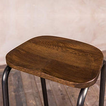 LRZS-Furniture Soppalco in Stile Industriale per Bar da Bar in Legno massello (Dimensioni : 65cm)