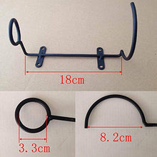 USMEI Portabottiglie per Vino da Parete - Portabottiglie per Vino Rosso, Portabottiglie per Vino da Appendere in Metallo Portabottiglie per Vino da Appendere in Metallo in Ferro per Riporre.