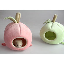 B Blesiya Gabbia di Riccio di Criceto Scoiattolo Nido Caldo E Morbido Casa Letto di Criceto di Mela Carino - Rosa