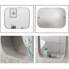 Mirror Specchio per la casa Specchio per Il Bagno Specchio per Il Bagno Pugno Gratuito cremagliera mensola del Bagno Specchio per Appendere Lo Specchio Quadrato Specchio per Il Trucco 500mm × 700mm