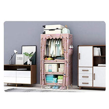 JFFFFWI Armadio Guardaroba Armadio in Legno massello Semplice Armadio 80 * 45 * 170cm (Colore: C)