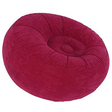 HERCHR Divano Gonfiabile, sedie gonfiabili per Chaise Longue da Interni ed Esterni(Rose Red)