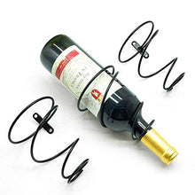 CNSFFS Rack da 3 Pezzi per portabottiglie da Vino in Ferro Montato a Parete - Vino Rosso Bevande per Adulti Portabottiglie per liquore, Portabottiglie da Vino in Metallo,-1