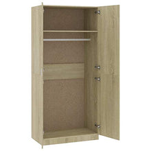 Festnight Armadio Rovere Sonoma 90x52x200 cm in Truciolato