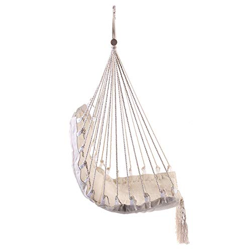 Xhtoe Sedia Amaca Sedia Amaca Comodo Sedile Sospeso Altalena da Giardino per Esterni Campeggio da Viaggio Comfort E Durata