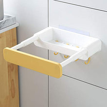 Gelentea - Supporto per lavabo a scomparsa per bagno, cucina, bagno, casa Giallo