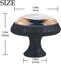 Ali di fiamma Pomelli per Porta Set di 4 Pomelli per Mobili Manopole per Cassetti Cucina Armadio Vetro