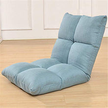 Laishutin Divano Cuscino Tatami Cuscino per Balcone Divano Lazy Divano Letto per Computer per Soggiorno e Ufficio (Color : Blue, Size : 111 * 53 * 16CM)