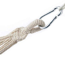 Amaca da esterno in cotone 200 * 150 cm Outdoore Canvasdouble Amaca da viaggio portatile Sedia sospesa Sedia altalena Amaca Tentg, Cuscinetto: 300Kg
