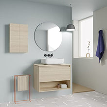 AMIZUVA NIWA TOP Mueble+Lavabo 1 Cajón 1 Hueco Roble Arenado