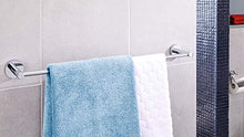 tesa Exxcellent Barra Porta Asciugamani Adesiva - Porta asciugamani in metallo cromato inox - senza forature - Rimovibile senza tracce - Tenuta fino a 12 kg - 50 mm x 630 mm x 85mm