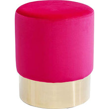 Kare Design Sgabello Cherry Fucsia/Ottone Ø35cm