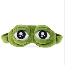 Divertente Creativo Pepe The Frog Sad Frog 3D Maschera per Gli Occhi Copertura per Dormire Riposo per i Cartoni Animati Peluche per Dormire Maschera Simpatico Regalo Anime MarinoBIRD