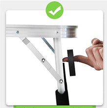 TONG HXF- Tavolino Tavolo scrivania Computer Portatile Easy Desk vivaio Esterna Tabella Piccoli Pieghevoli Durevole (Color : Silber)
