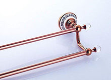 PYROJEWEL Bar Parete Rail Parete Rail Rack cremagliera Gancio di Rame Doppio Ciondolo Bagno Pole Bagno Rosa lingotto d'oro da Bagno mensola da Bagno
