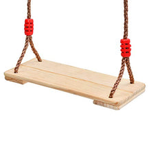 UPANV Sedile Altalena in Legno per Adulti E Bambini Sedile Sospeso in Corda da Giardino da Esterno con Corda Regolabile in Altezza