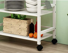 LYM &ripiano di stoccaggio Scaffalature Home Soggiorno Camera da Letto Cucina con Ruote Carrello Bagno Semplice 3 Strati Scaffale da Terra Scaffale di Finitura