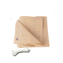 Moolo Rete ombreggiante Shading Net, Encryption Sunscreen 2Mx2M Perforated Garden Balcony Beige da Giardino (Dimensioni : 2Mx6M)