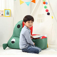 LuoMei Divano per Bambini Tessuto Cartoon Bean Bag Divano Pigro Cuscino Portatile Adatto per Bambini Poltrone Imbottite per Bambini per Bambini Mobili in Camera Regalo Gratuito Invia Pennello Adesivo