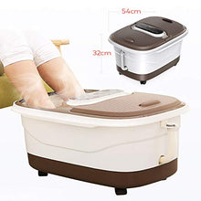 FAY Massaggiatore Plantare con Calore, Doppia Vasca elettrica Pedicure Spa Massaggio a Rullo, Bolle O2, Temperatura Regolabile Digitale e conversione di frequenza