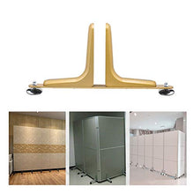 BIN Office Desk Divisore Morsetto Supporto Schermo Mobile Lega di Alluminio Mobile Piedi a mensola Equilibrio Schermo Piedi Schermo Fisso,d'oro