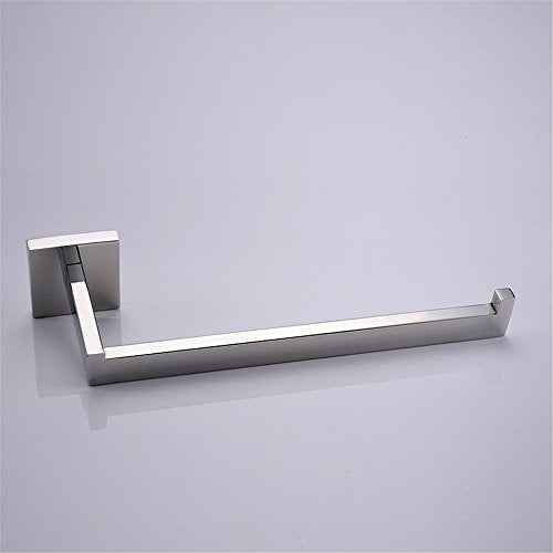 MBYW portasciugamani Moderno Portasciugamani Quadrato in Acciaio Inox 304 portasciugamani Cucina Hardware Singolo Strato portasciugamani Specchio Disegno a Luce 26.8 * 7.5 * 5.5CM