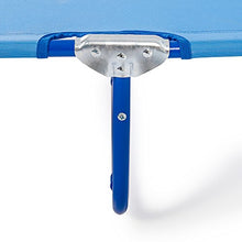 Home Kraft Bali Roof Sedia a sdraio da giardino lettino sdraio pieghevole con tetto blu