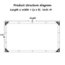 Rete ombreggiante Rete di Schermatura Blu, Rete Resistente Ai Raggi UV A Rete A 8 Pin con Rivestimento A Rete A 8 Pin per Piscine, Piante da Fiore, Carico (Dimensioni : 6x10M)