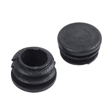 YeBetter Plastic Gambe per Tavolo Sedia con Tappo Rotondo Inserto Tubo A Coste 22 Mm Dia 50 Pezzi