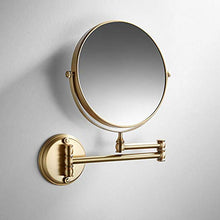 Bathroom mirror Specchio Bagno Nordico in Ottone Lente d'Ingrandimento Dorata Specchio da Parete Specchio per Il Trucco di Bellezza