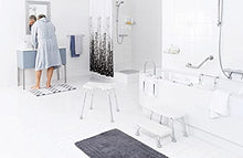 RIDDER a0050501 Vasca da Bagno/Doccia Sgabello con Hygiene Scollo, Alluminio, Polietilene, Bianco, 48 x 31,5 x 52 cm