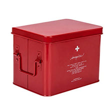 WYH Chiaro Medicine Chest Domestica Piccola Pillola di Sicurezza, Famiglia Pranzo Medica a più Strati di Piedi Medicine Medicina Box Ragionevole (Color : Red, Size : Small)