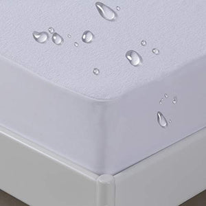 Amazon Brand - Umi Coprimaterasso impermeabile a cinque lati,Traspirante, Anallergico,Cotone - 180x200cm