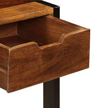 vidaXL Credenza con 3 Cassetti Tavolo Cassettiera Dispensa Vetrina Arredo Soggiorno Armadio Arredamento Legno Massello di Sheesham