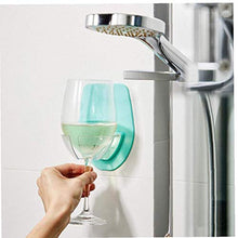 Amoyer Titolare Wine Glass Household Cucina in Plastica per La Vasca Bagno Doccia Wine Glass Rack di Stoccaggio