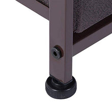 GWFVA Cassettiera Stretta con 4 cesti in Tessuto, 45 x 30 x 95 cm, Organizer Multiuso per Camera da Letto con cassetti Stile Classico