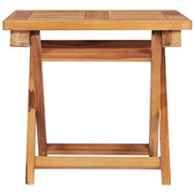 Tidyard 2 pz Lettini Prendisole Reclinabili con Tavolino Pieghevole in Legno Massello di Teak,Lettino da Sole Reclinabile in Legno,Sdraio da Giardino Reclinabile in Legno