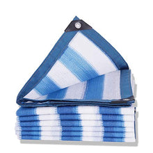 LSZ Rete dell'ombra del Fiore del Balcone del Balcone del Giardino isolata Protezione Solare Blu Bianca Netta della Rete dell'ombra della Famiglia Vele Parasole (Color : A, Size : 3 * 4)