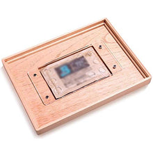 SMEJS Scatola di Legno di Cedro Non Dipinto alcoholized Scatola di Legno massello Cigar Humidor del Sigaro può Contenere 50 - Scatola di sigari Scatola di sigari