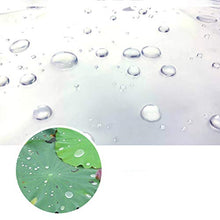 Waterproof MDELRuldeⓘ Teloni Impermeabile Trasparente in plastica Tenda da Balcone per Esterni, 100% Antipioggia/Copertura Impermeabile per Piante PE Pellicola di plastica 6.5ft x 9.8ft