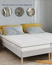 Emma One - Materasso Matrimoniale 160x200, Alta Rigidità, 7 Zone a Portanza Differenziata, Materassi Memory Foam Ergonomico, Ortopedico e Traspirante