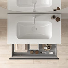 Amizuva Yoko Mobile da bagno, in legno, 60 cm, 3 pezzi
