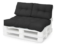 Spatium Cuscini per Pallet Euro Schienale 20 cm di spessore, Antracite, 120 x 80