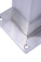 Gamba da tavolo quadrata in acciaio inox, 105 cm, 8 x 8 cm, colore: Nürnberg