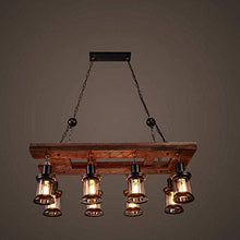 N/Z Home Equipment Style Bar Cafe Lantern 8 Living Room Bedroom Dining Island E27 / E26 Solid Wood Boat Restaurant Wooden Easy to Tall