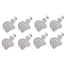 Camisin, clip per tovaglia, clip per la casa, picnic, barbecue, feste di nozze, accessori da giardino (motivo tartaruga) 8 pezzi