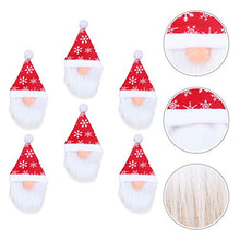 Amosfun 6 Pezzi Copri Bottiglia di Vino di Natale Tomte Gnomo Svedese Bottiglia di Vino Toppers Decorativo Decorazioni Natalizie Scandinave Babbo Natale Decorazioni per La Tavola Festa