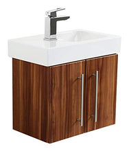 Mobile bagno con lavabo Geberit Icon XS 53cm a sinistra noce