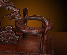 LXH-SH Cremagliera del Vino Nana Wine Rack Decorazione Vino in Legno massello di Mogano casa Vino Rack Creativo cremagliera Bicchiere di Vino Tazza scaffali Vino contatore