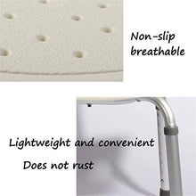TUHFG Sgabello per Doccia Sgabello da Doccia Sedile da Bagno Sgabello da Bagno Sedia da Bagno - Alluminio Leggero - Antiscivolo - Peso Regolabile in Altezza Peso 150KG Sedia da Bagno